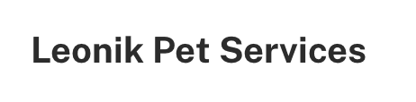 Leonik Pet Services